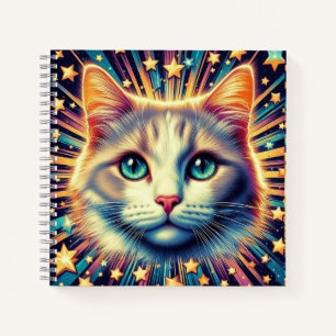 Farbiges Katzenheft! Notizbuch