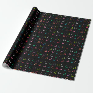Farbiges Lächeln Geschenkpapier