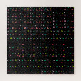Farbiges Lächeln Puzzle