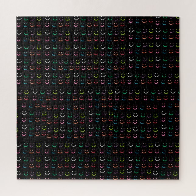 Farbiges Lächeln Puzzle (Vertikal)