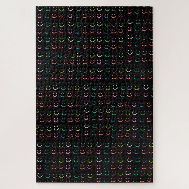 Farbiges Lächeln Puzzle (Vertikal)