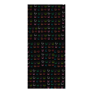 Farbiges Lächeln Werbekarte