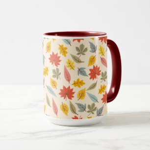 Farbiges Leaf Fall Pattern Tasse