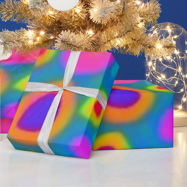 Farbiges, lebhaftes Blume-Umschlagpapier Geschenkpapier (Feiertage)