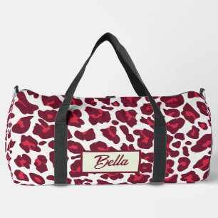 Farbiges Leopard-Muster Duffle Bag