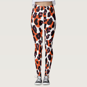 Farbiges Leopardenmuster: Nahtloses Design. Leggings