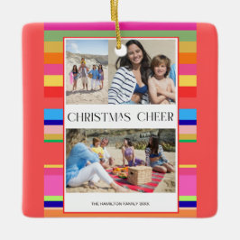 Farbiges Licht 4 Foto Moderne Weihnachten Keramikornament