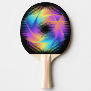 Farbiges Lichtbild - Tischtennis Schläger