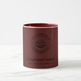 Farbiges Logo für Werbeaktionen Tasse