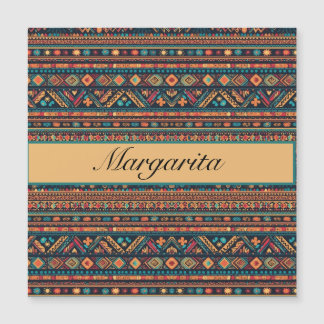 Farbiges mexikanisches Muster Magneteinladung