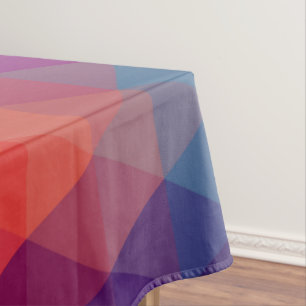 Farbiges modernes geometrisches Muster Tischdecke