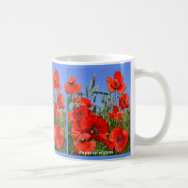 Farbiges Mohnfeld Kaffeetasse