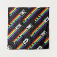 Farbiges Muster auf schwarzem Hintergrund. Kompakt