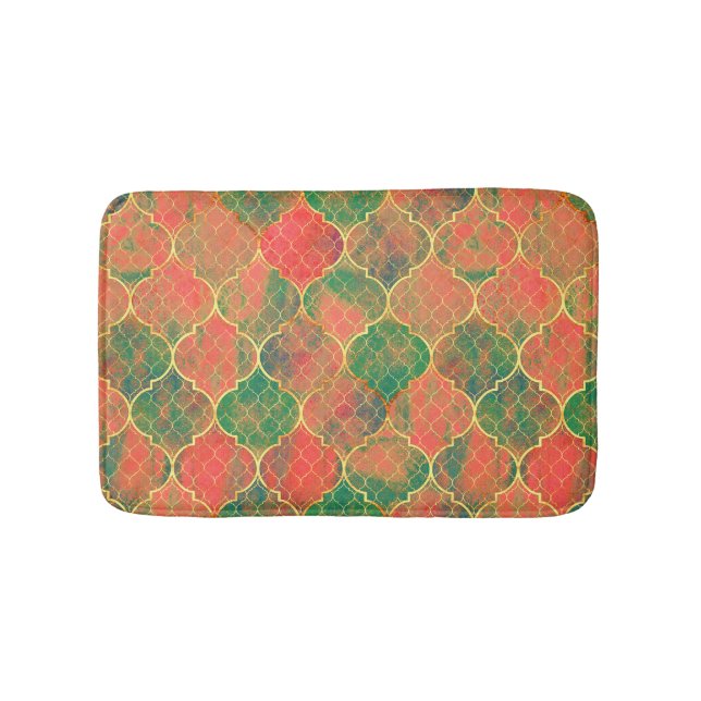 Farbiges Muster Badematte (Vorderseite)