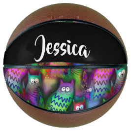 Farbiges Muster Basketball