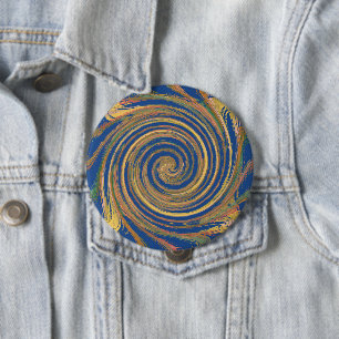 Farbiges Muster Button