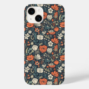 Farbiges Muster der Blume Case-Mate iPhone 14 Hülle