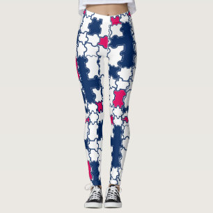 Farbiges Muster, elegant Leggings