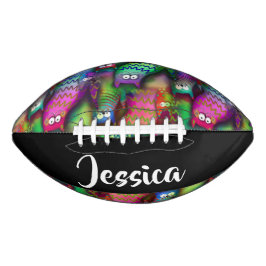 Farbiges Muster Football