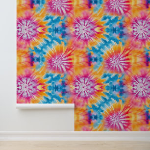 Farbiges Muster für Abstrakte Gefärbte Krawatte Tapete