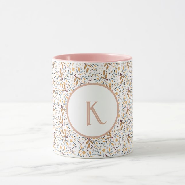 Farbiges Muster für die Blume der Feder Tasse (Zentrum)