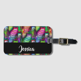 Farbiges Muster Gepäckanhänger