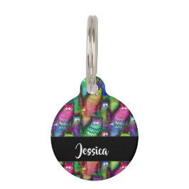 Farbiges Muster Haustiermarke