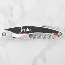 Farbiges Muster Kellnermesser