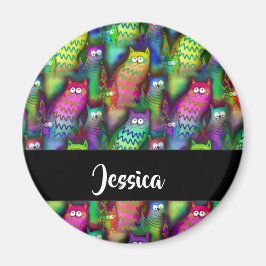 Farbiges Muster Magnet