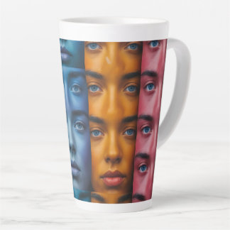 Farbiges Muster Milchtasse