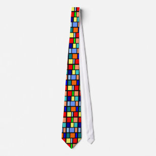 Farbiges Muster Necktie Krawatte