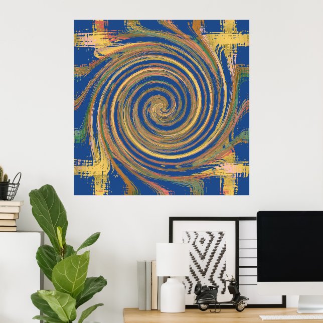 Farbiges Muster Poster (Heimbüro)