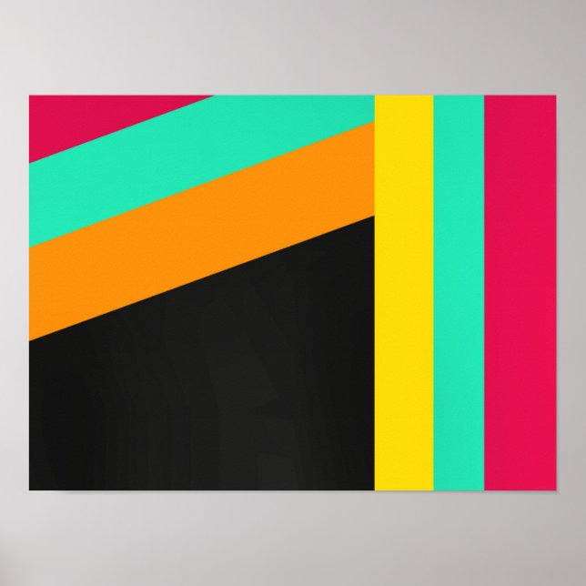 Farbiges Muster Poster (Vorne)