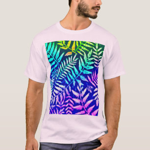 Farbiges Muster T-Shirt
