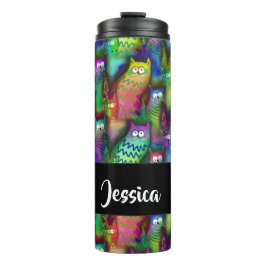 Farbiges Muster Thermosbecher