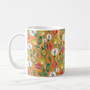Farbiges, nahtloses Muster Kaffeetasse