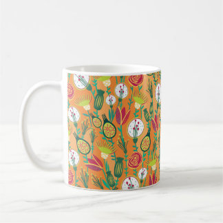 Farbiges, nahtloses Muster Kaffeetasse