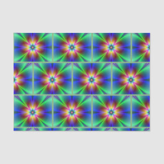 Farbiges Neon Daisy Tissue Paper Seidenpapier
