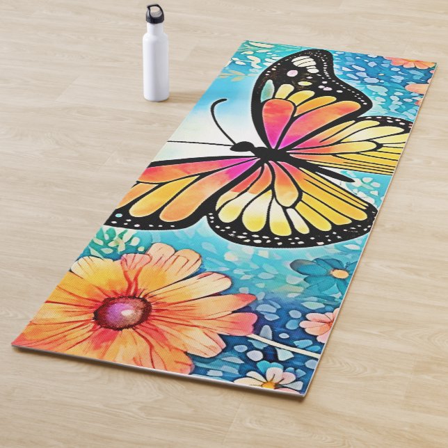 Farbiges Octopus View Design Yogamatte (Beispiel)