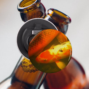 Farbiges Orange Carp Foto Flaschenöffner