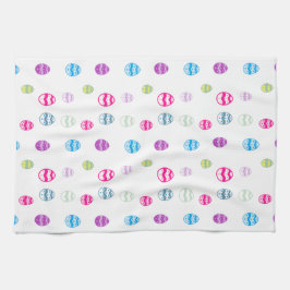 Farbiges Ostereier Muster Geschirrtuch