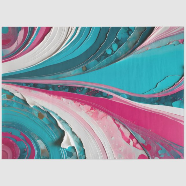 Farbiges Papier Collage Art Tissue Paper (Vorderseite)