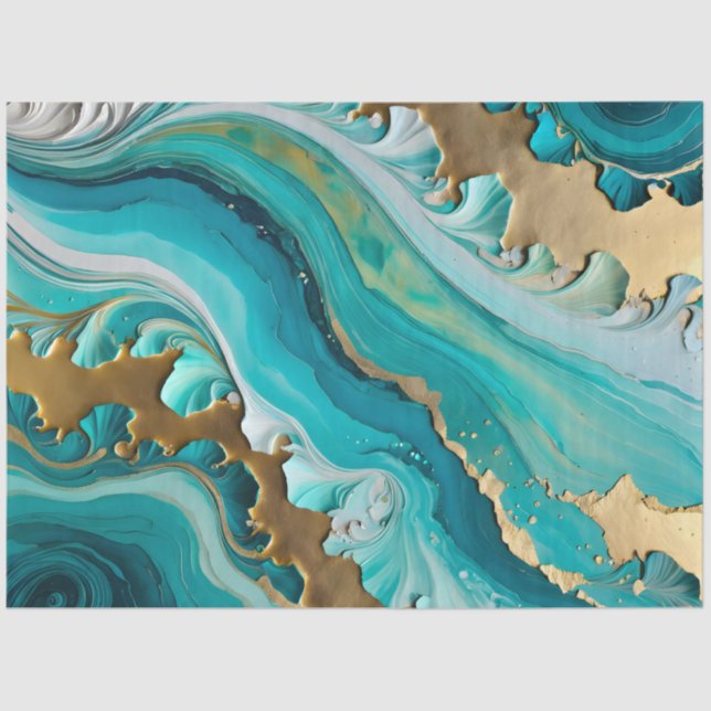 Farbiges Papier Collage Art Tissue Paper (Vorderseite)
