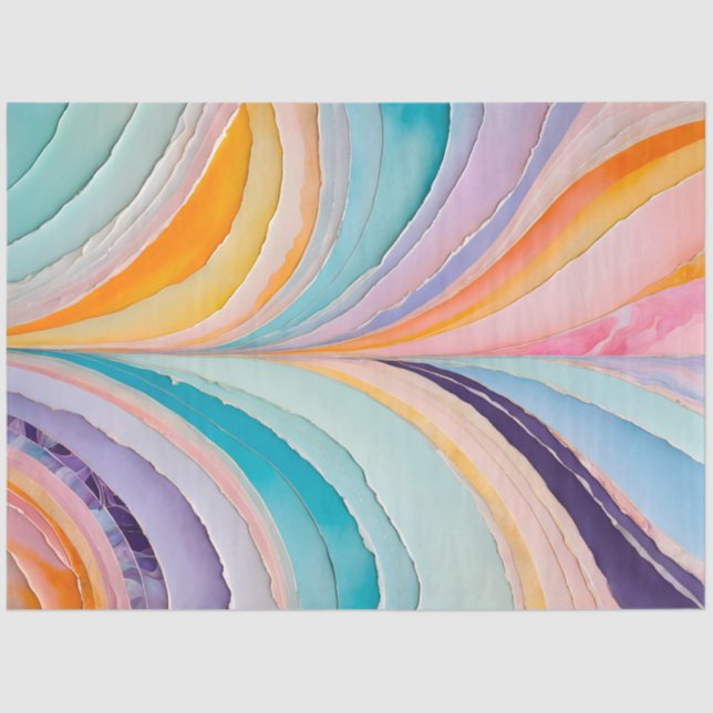 Farbiges Papier Collage Art Tissue Paper (Vorderseite)