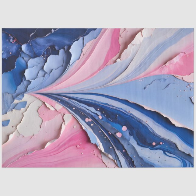 Farbiges Papier Collage Art Tissue Paper (Vorderseite)