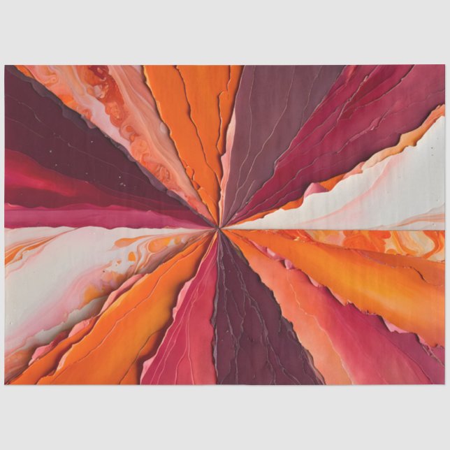 Farbiges Papier Collage Art Tissue Paper (Vorderseite)