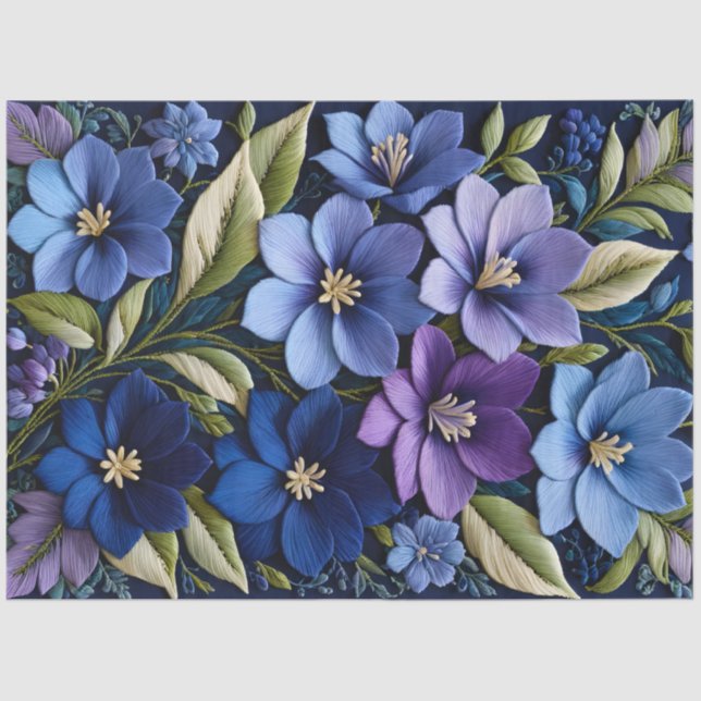 Farbiges Papier für Blumenmuster (Vorderseite)