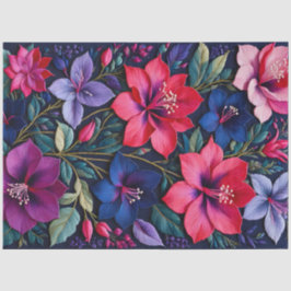 Farbiges Papier für Blumenmuster