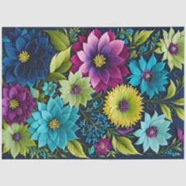 Farbiges Papier für Blumenmuster