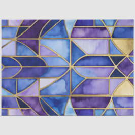 Farbiges Papier für die Glaskunsttafel